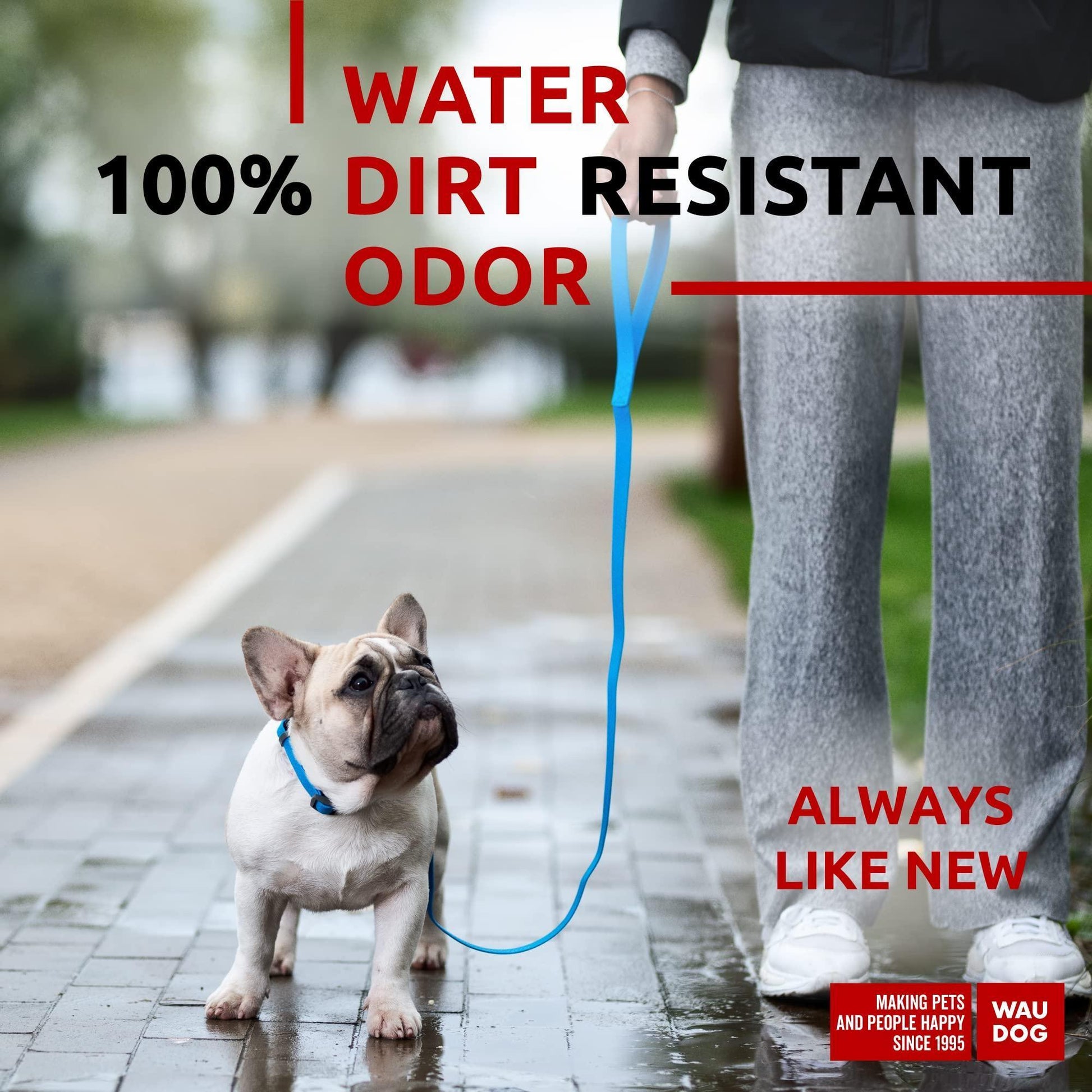 Waterproof Dog Leash 4 Ft   6 Ft   Anti Slip Dog Leash for Large Dogs Small and For Pet With Love
