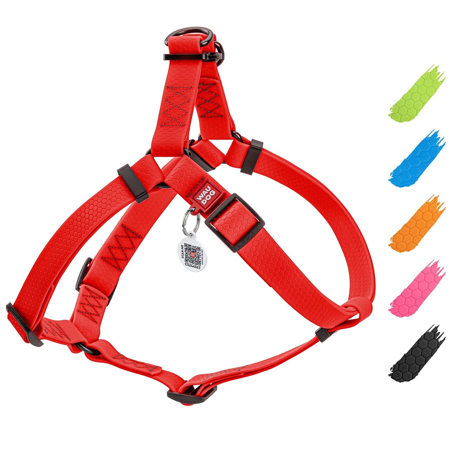 Waterproof Dog Harness   Adjustable Dog Harness for Large Dogs Small and Medium For Pet With Love