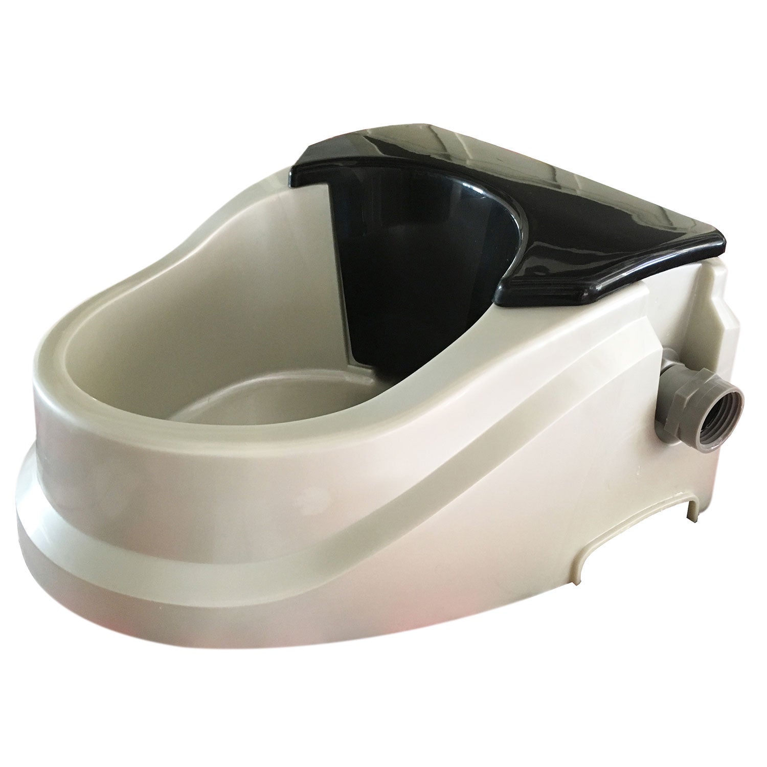 Bear Bear Pet Aqua Buddy Automatic Float Waterer 2 quart Silver / Black 11 x 10 x 5.5 For Pet With Love
