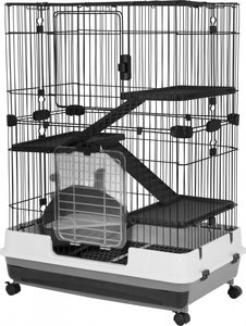 AE Cage Company Nibbles Deluxe 4 Level Small Animal Cage X-Large For Pet With Love