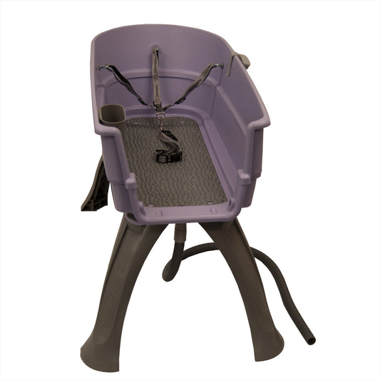 Booster Bath Elevated Dog Bath and Grooming Center Large Lilac 45 x 21.25 x 15 For Pet With Love