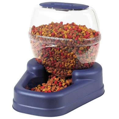 Bergan Elite Gourmet Pet Feeder Large Blue 16.63 x 15.25 x 14.25
