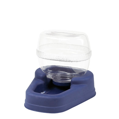 Bergan Petite Gourmet Pet Waterer Small Blue 13 x 11.5 x 11.25