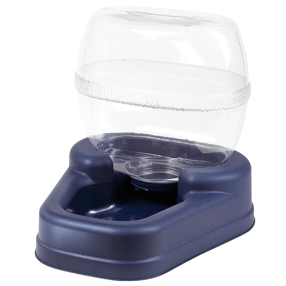 Bergan Elite Gourmet Pet Waterer Large Blue 16.63 x 15.25 x 14.25