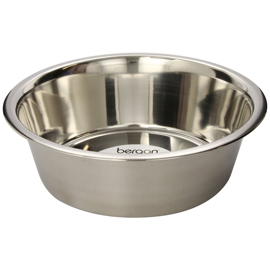 Bergan Stainless Steel Bowl 17 cups Silver 11.2 x 11.2 x 4