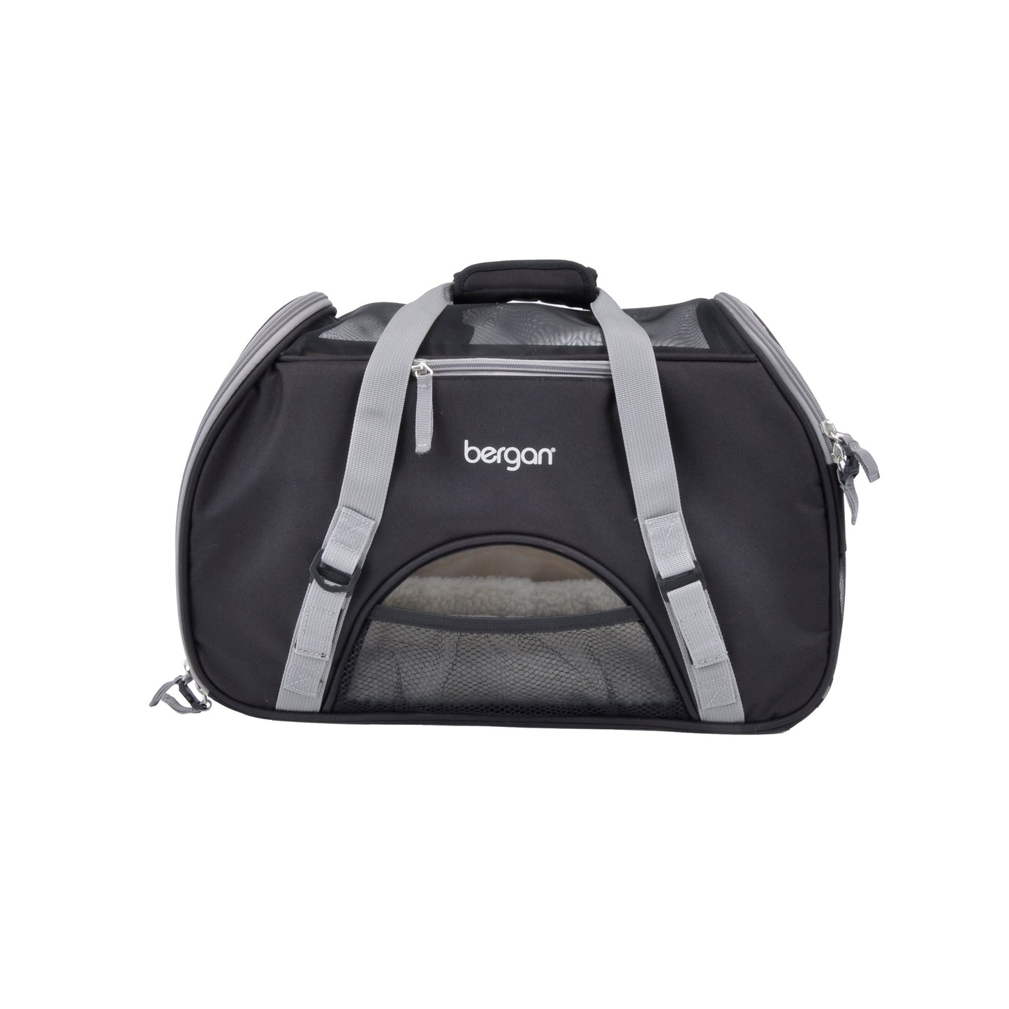 Bergan Pet Comfort Carrier Large Black / Gray 19 x 10 x 13 For Pet With Love