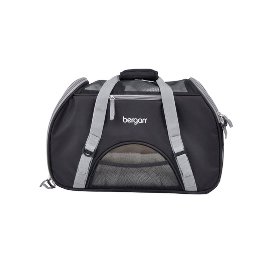Bergan Pet Comfort Carrier Large Black / Gray 19 x 10 x 13 For Pet With Love