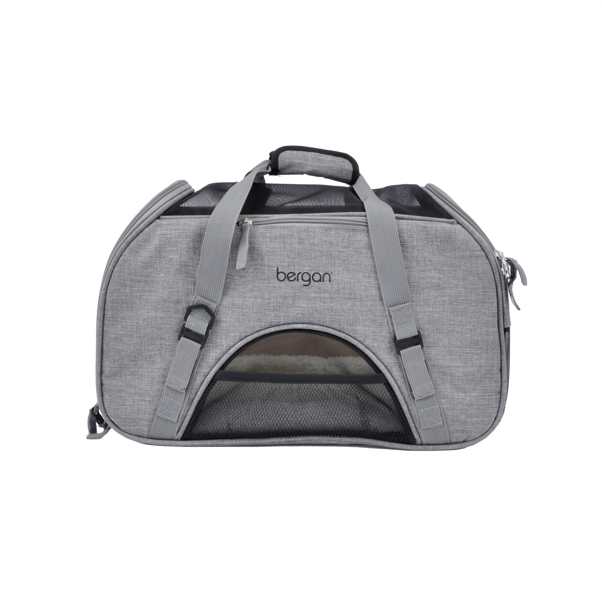 Bergan Pet Comfort Carrier Large Taupe 19 x 10 x 13 For Pet With Love