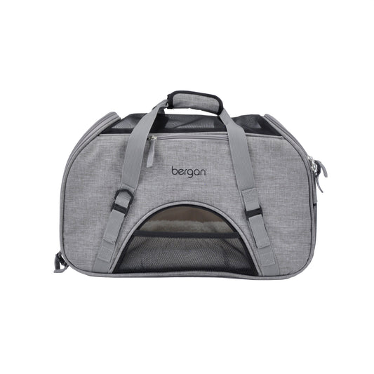 Bergan Pet Comfort Carrier Large Taupe 19 x 10 x 13 For Pet With Love