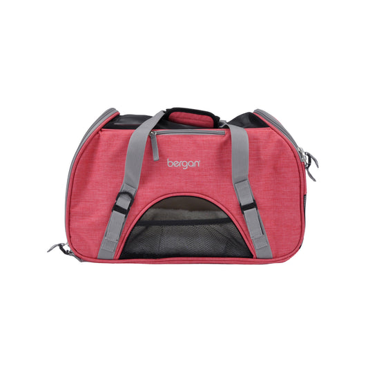 Bergan Pet Comfort Carrier Large Berry  19 x 10 x 13 For Pet With Love