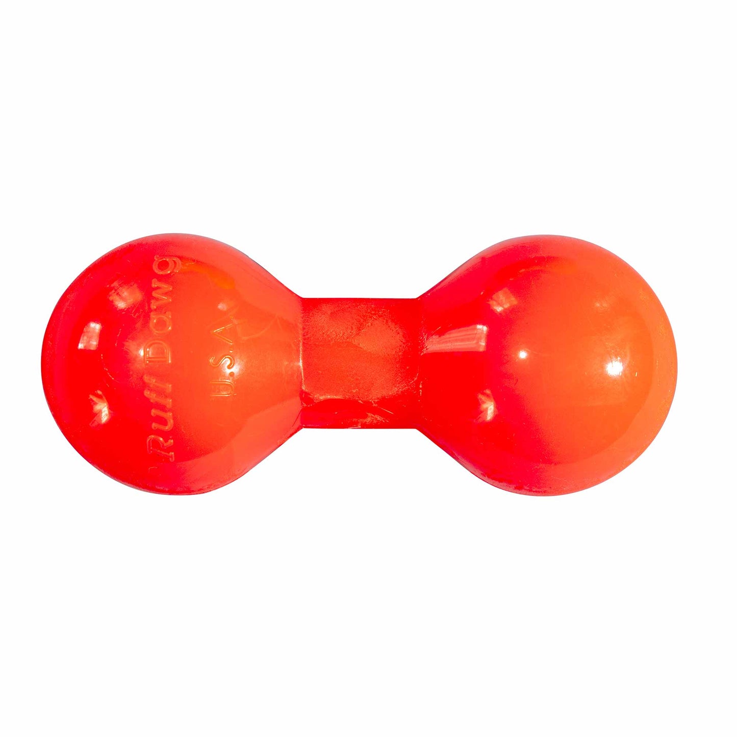 Ruff Dawg Indestructible Big Dawg Barbell Dog Toy Medium Assorted 6 x 2.5 x 2.5 For Pet With Love
