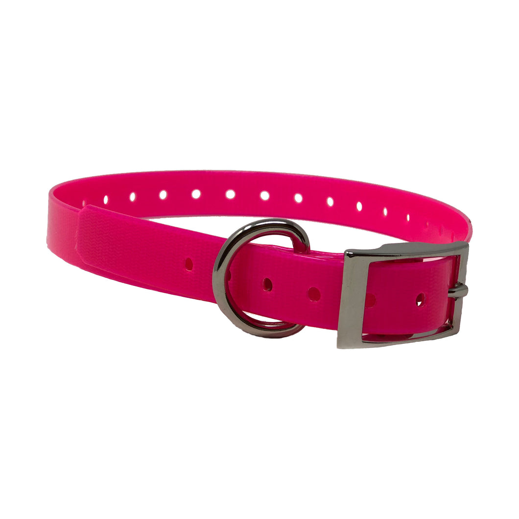 The Buzzard's Roost Replacement Collar Strap 3/4 Pink 3/4 x 24