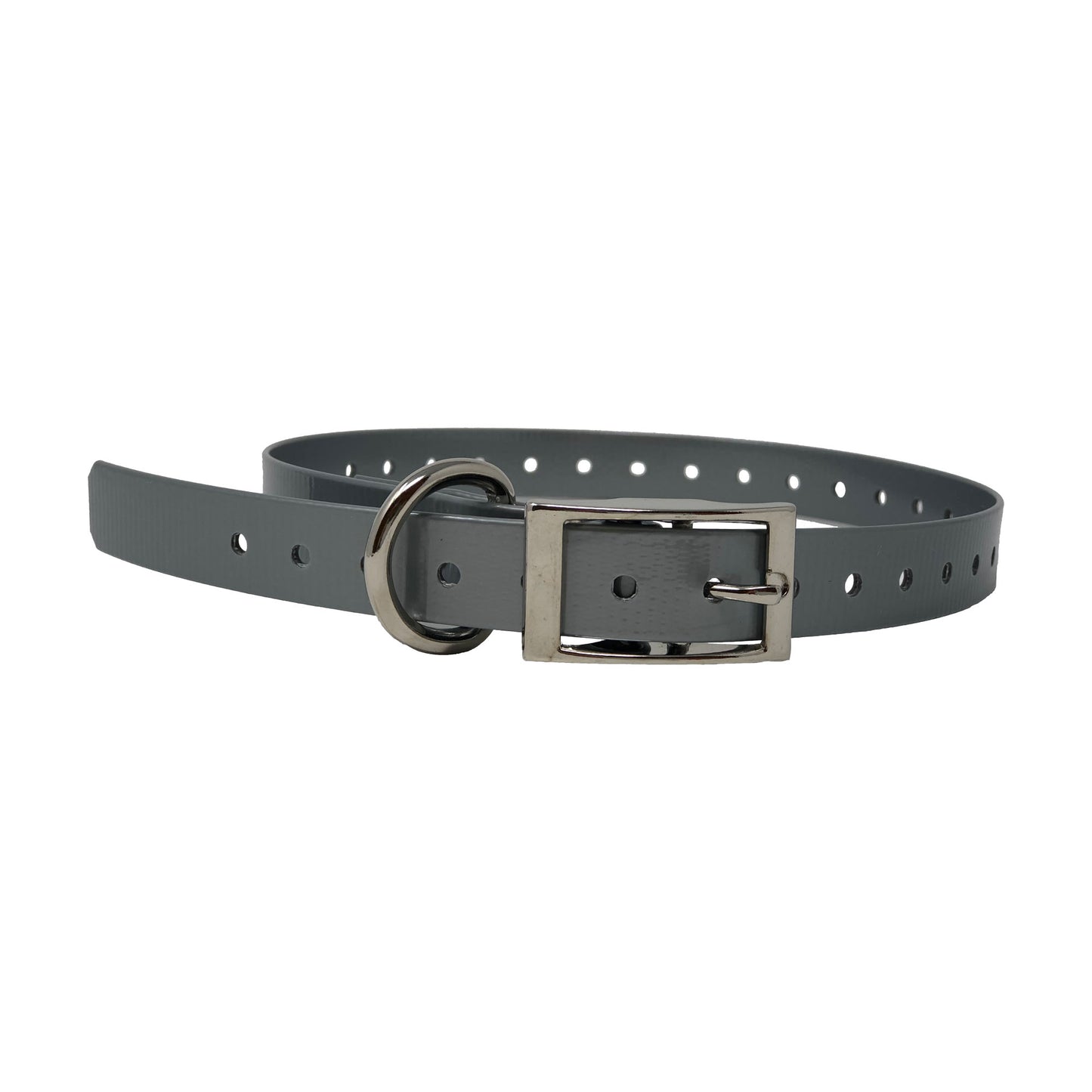 The Buzzard's Roost Replacement Collar Strap 3/4 Silver 3/4 x 24 For Pet With Love