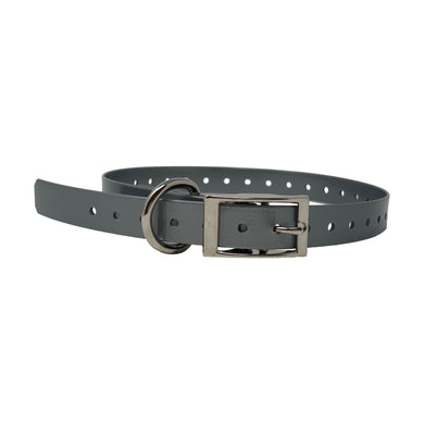The Buzzard's Roost Replacement Collar Strap 3/4 Silver 3/4 x 24