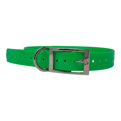 The Buzzard's Roost Replacement Collar Strap 1 Neon Green 1 x 24