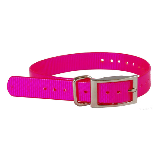 The Buzzard's Roost Replacement Collar Strap 1 Pink 1 x 24 For Pet With Love