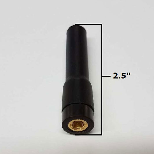 The Buzzard's Roost Shorty Extended Range Antenna Black 0.5 x 0.5 x 2.5 For Pet With Love