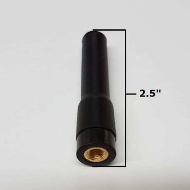 The Buzzard's Roost Shorty Extended Range Antenna Black 0.5 x 0.5 x 2.5