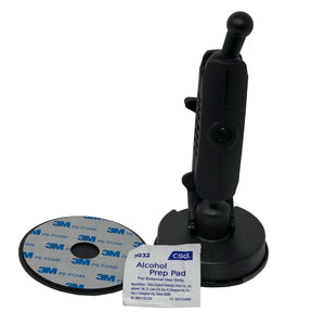 The Buzzard's Roost Medium-Duty Garmin Astro/Alpha GPS Windshield/Dash Mount Black 7.5 x 3.5 x 3.5