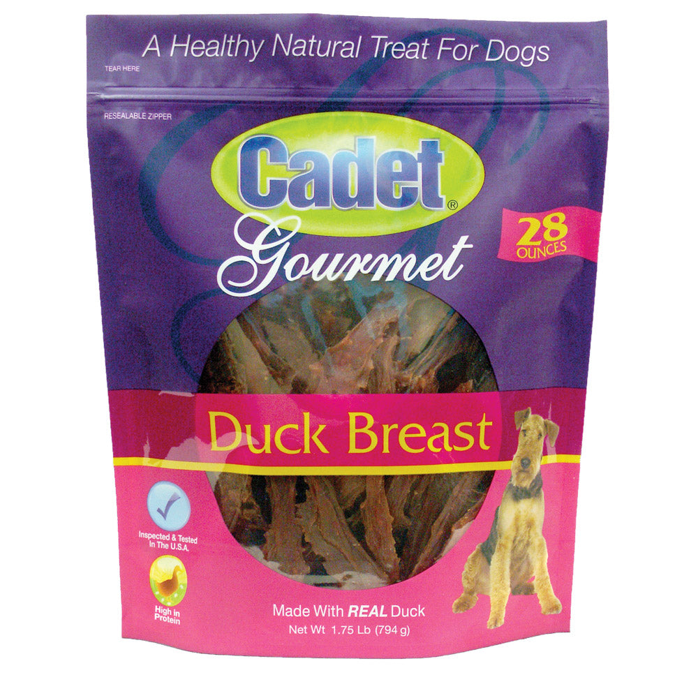 Cadet Premium Gourmet Duck Breast Treats 28 ounces For Pet With Love