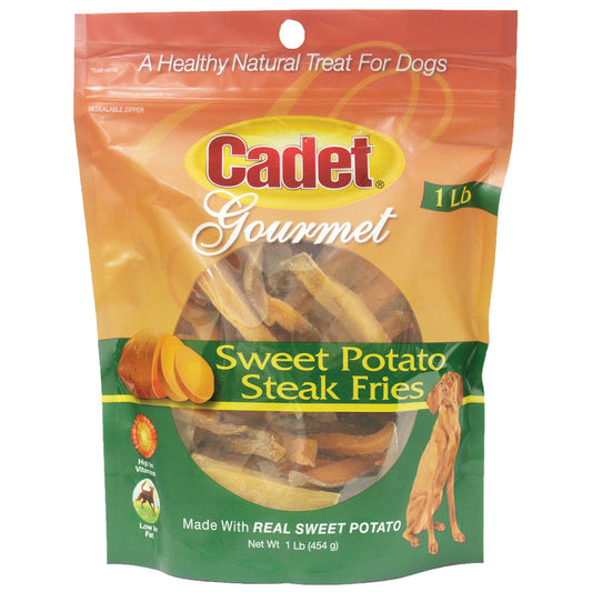 Cadet Sweet Potato Steak Fries Treats 1 pound For Pet With Love