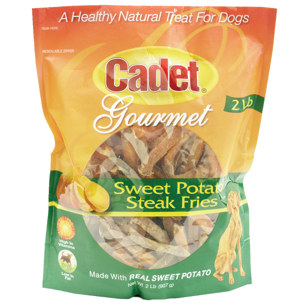 Cadet Sweet Potato Steak Fries Treats 2 pounds For Pet With Love