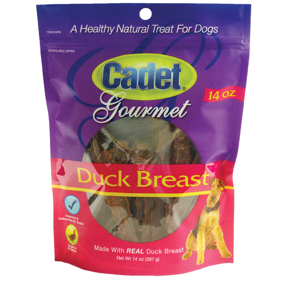 Cadet Premium Gourmet Duck Breast Treats 14 ounces For Pet With Love