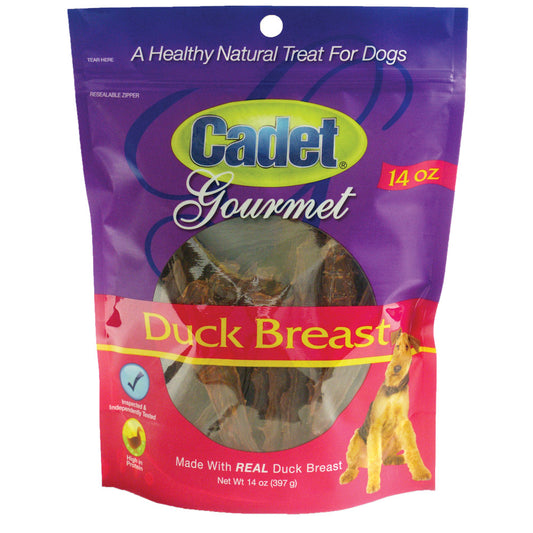 Cadet Premium Gourmet Duck Breast Treats 14 ounces For Pet With Love