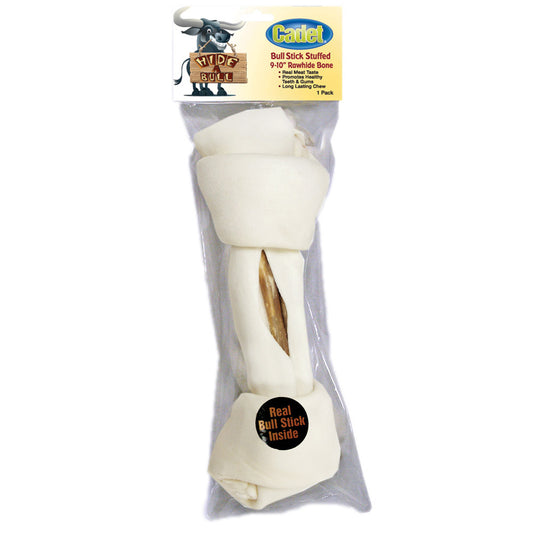 Cadet Bully Stuffed Hide-a-Bull Bone 9 - 10 inches For Pet With Love
