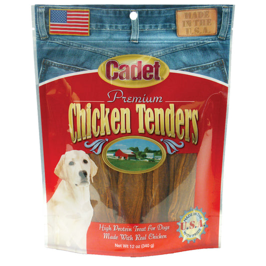 Cadet Premium Gourmet USA Chicken Tender Treats 12 ounces For Pet With Love