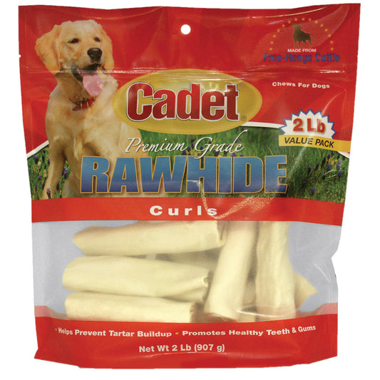 Cadet Rawhide Curls 2 pounds For Pet With Love
