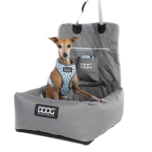 DOOG Pet Car Seat Grey 19.5 x 19.6 x 14