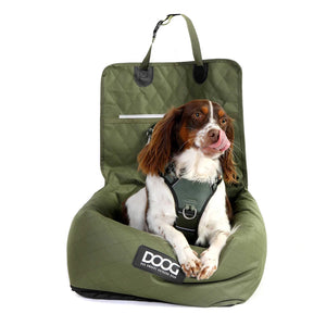 DOOG Pet Car Seat Green 19.5 x 19.6 x 14