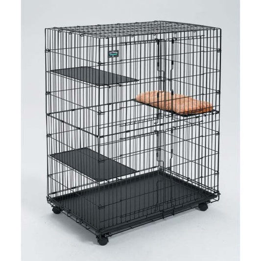 Midwest Collapsible Cat Playpen Black 36 x 23.5 x 50.5 For Pet With Love