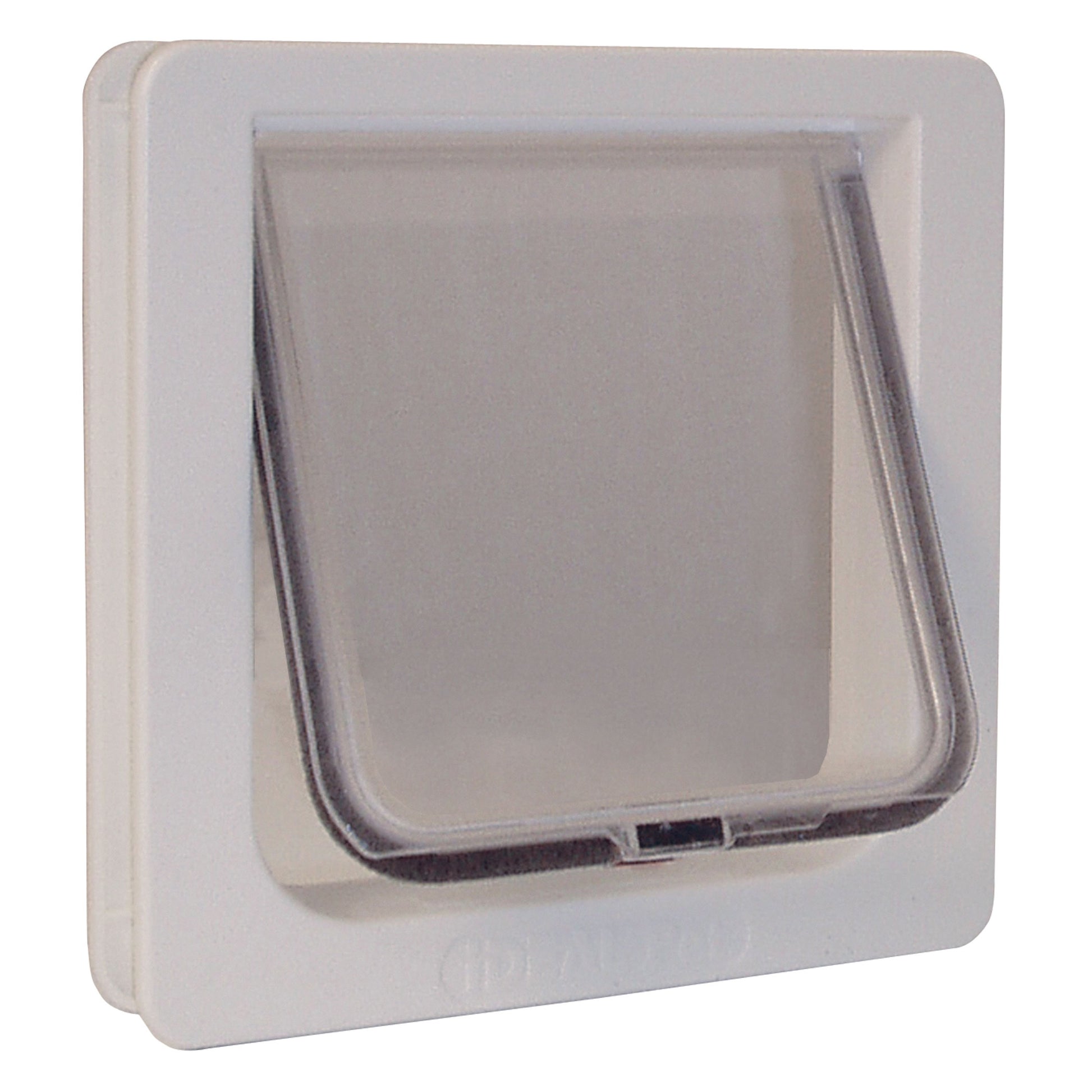 Ideal Pet Products Lockable Cat Flap Door Small White 1.625 x 8.18 x 7.94 For Pet With Love