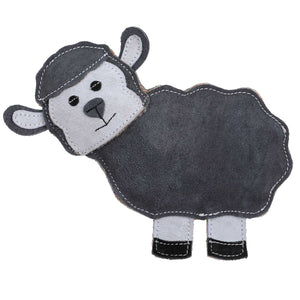 DOOG Country Tails Sheep Chew Toy Grey 8.66 x 1.18 x 7.48