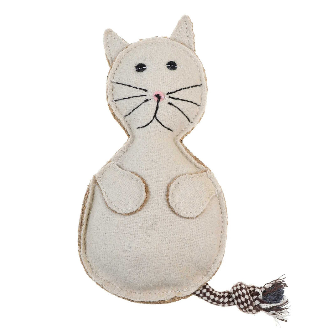 DOOG Country Tails Cat Chew Toy White 7.08 x 1.18 x 2.3