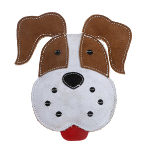 DOOG Country Tails Brown/White Face Dog Chew Toy White/Brown 7.48 x 1.18 x 6.29