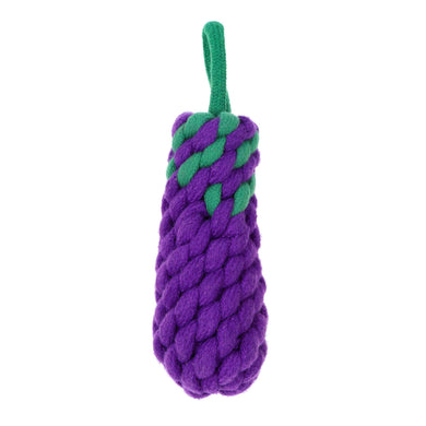 DOOG Country Tails Eggplant Toy Purple 3.14 x 2.75 x 9.84