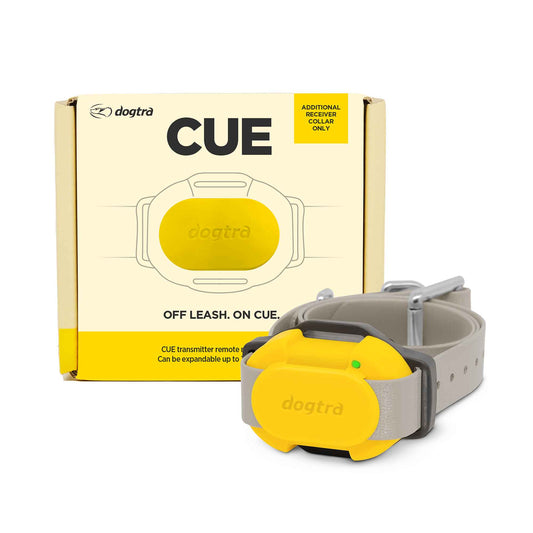 Dogtra CUE Additional Receiver Collar Yellow For Pet With Love
