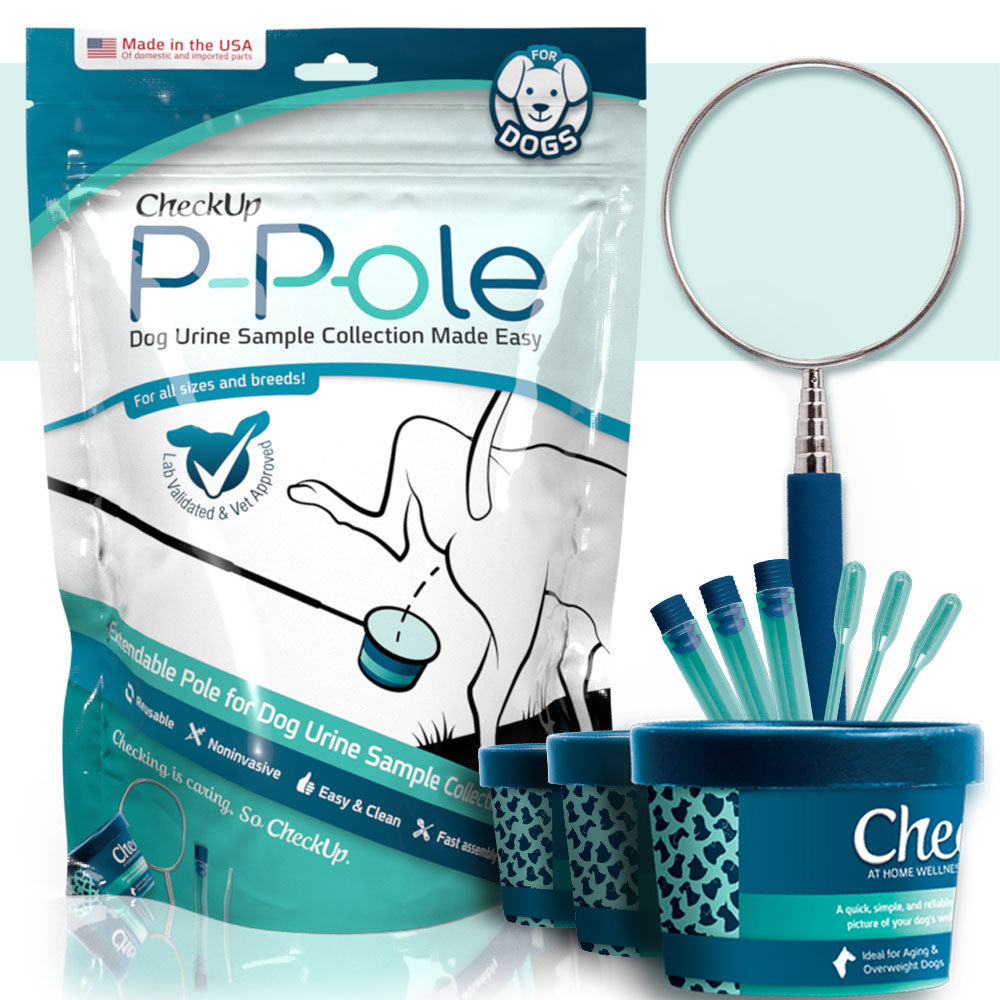 Coastline Global P-Pole Dog Urine Sample Collection Kit 3 x 7 x 8.5 For Pet With Love