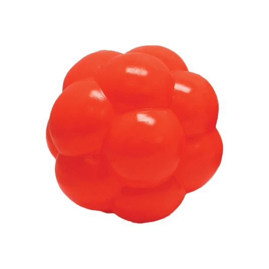 Hueter Toledo Soft Flex Molecule Dog Toy Orange 4 x 4 x 4 For Pet With Love