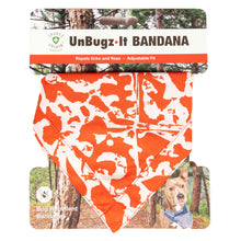 Load image into Gallery viewer, DGS Pet Products Unbugz-It Bandana Small Abstract Teal 5.5 x 4 x 0.1
