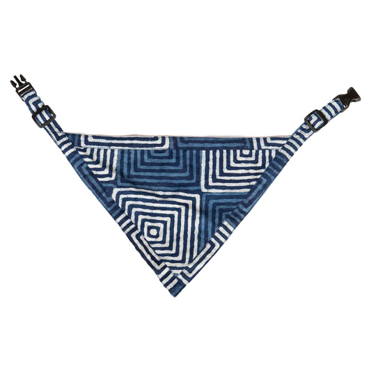 DGS Pet Products Unbugz-It Bandana Medium Square Blue 10 x 7 x 0.1 For Pet With Love