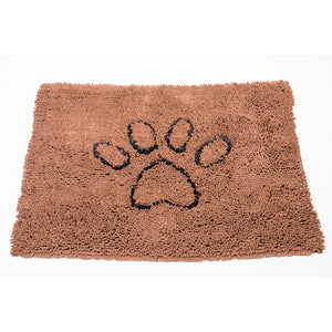 DGS Pet Products Dirty Dog Door Mat Small Brown 23 x 16 x 2