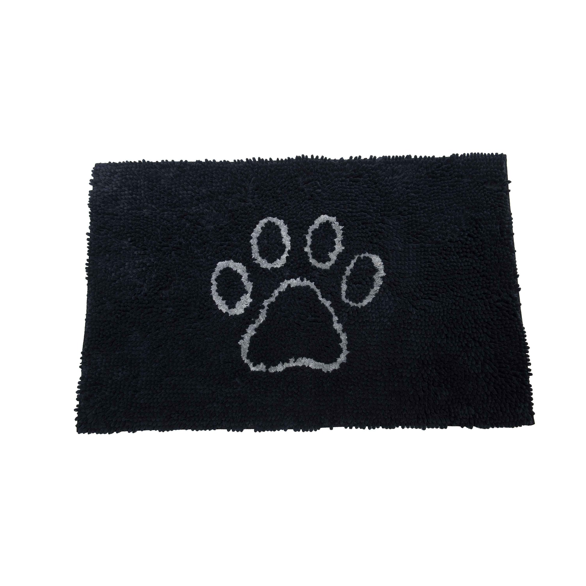 DGS Pet Products Dirty Dog Door Mat Large Black Hue 35 x 26 x 2 For Pet With Love
