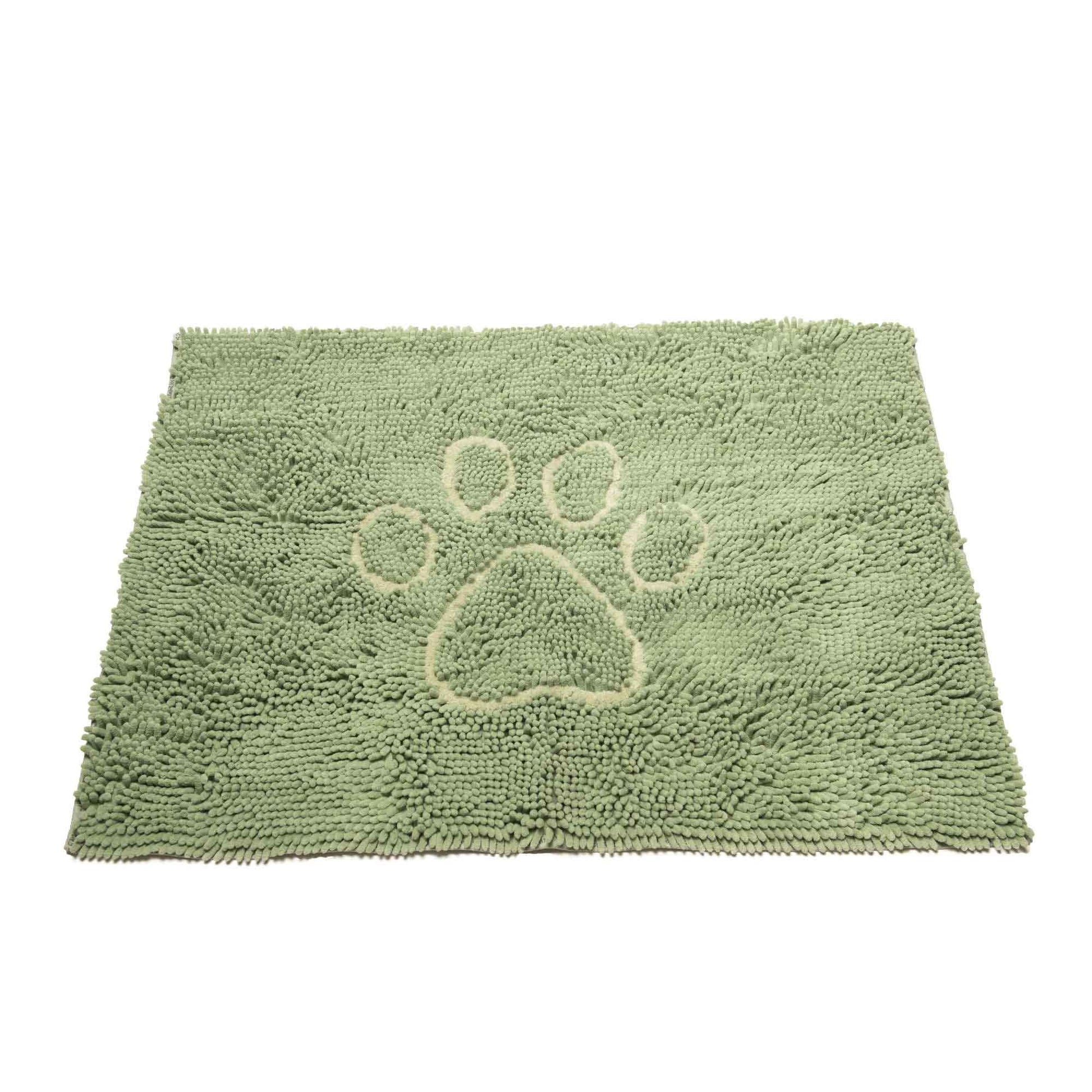DGS Pet Products Dirty Dog Door Mat Large Sage Hue 35 x 26 x 2 For Pet With Love