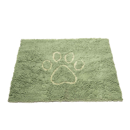 DGS Pet Products Dirty Dog Door Mat Large Sage Hue 35 x 26 x 2 For Pet With Love