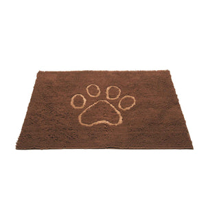 DGS Pet Products Dirty Dog Door Mat Small Mocha Brown 23 x 16 x 2