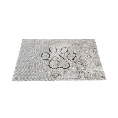 DGS Pet Products Dirty Dog Door Mat Small Silver Grey 23 x 16 x 2